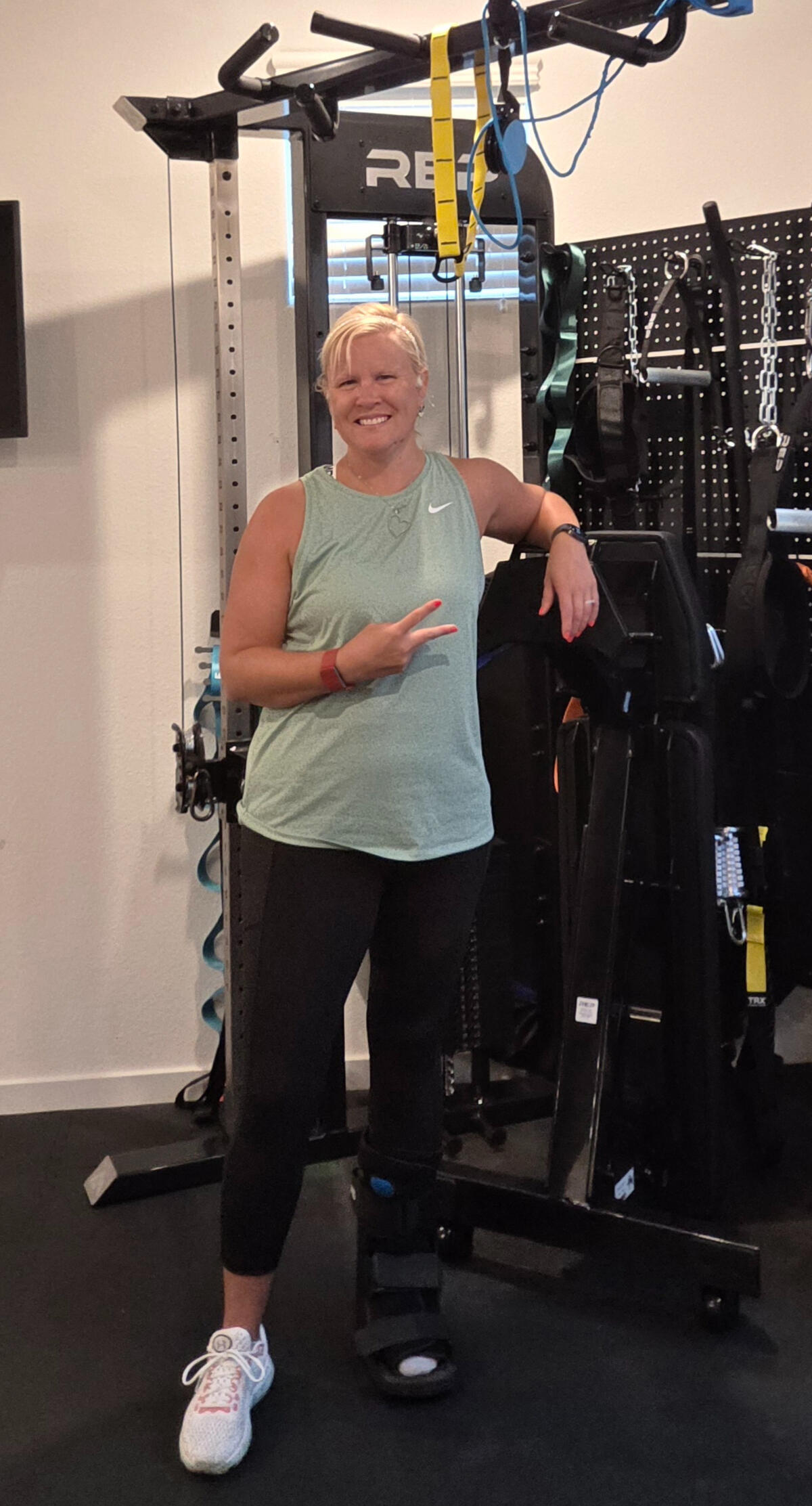Living out your health and fitness journey no matter what challenges arise!